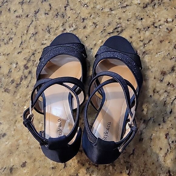 BRAND NEW STYLE & CO. WOMEN'S PRAVATI ANKLE STRAP SANDAL HEELS - Picture 6 of 15